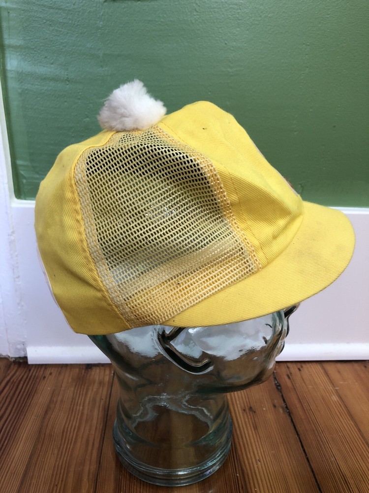 Vintage ET The Extraterrestrial Mesh Pom Hat Universal Studios 1982