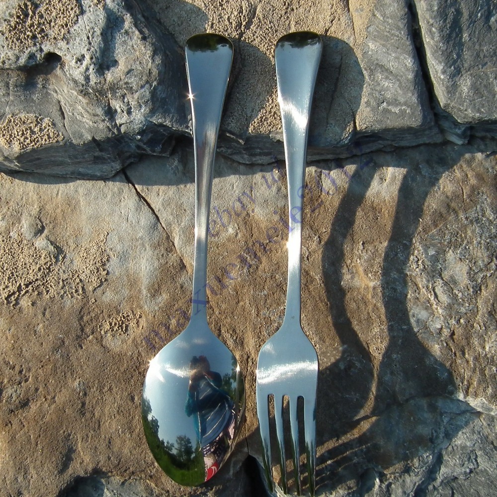 Spoon fork ti flatware dinerware cutlery outdoor kithen top grade UL