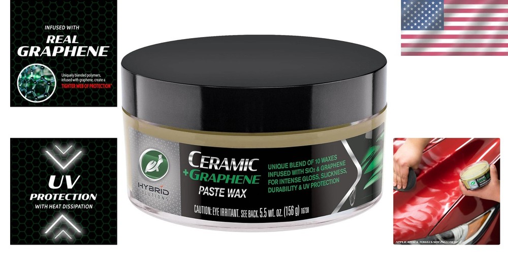 Hybrid Solutions Ceramic Graphene Paste Wax - Paint Protection, 5.5oz