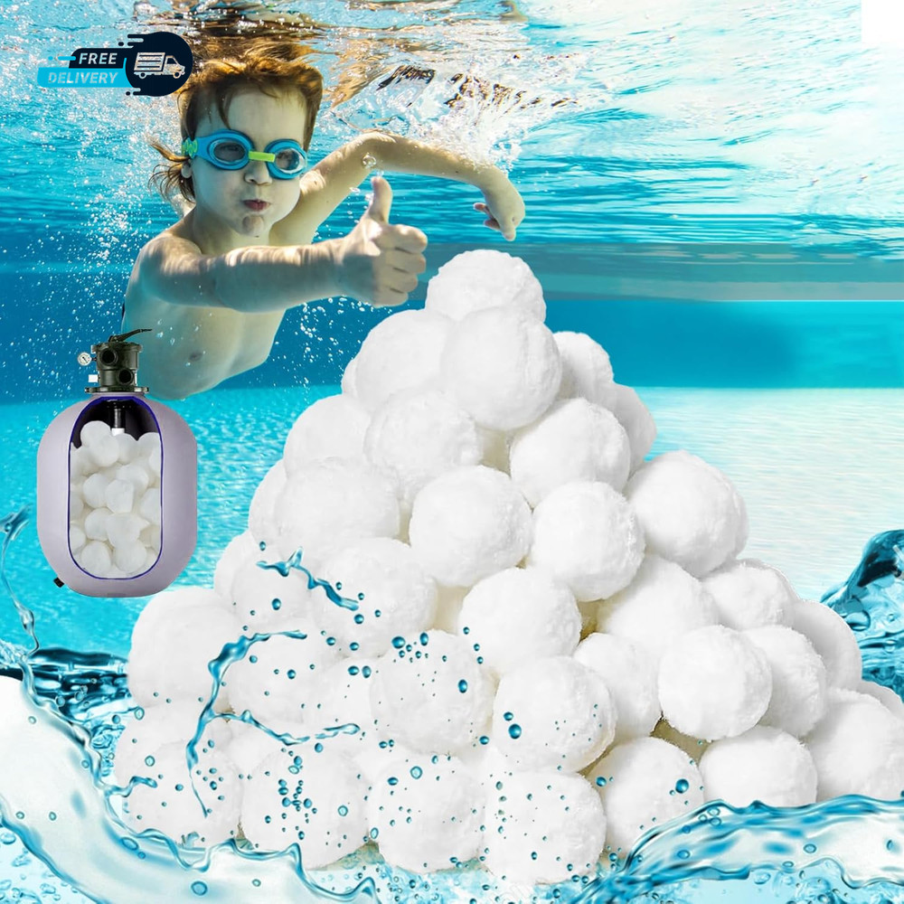 50PCS Pool Filter Balls for Sand Filter   Dry Filter Sand Ball  Reusable