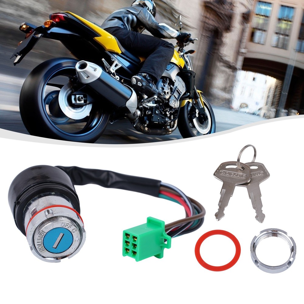 Ignition Switch Ignition Key Switch Motorbike Switch Lock Keys Set