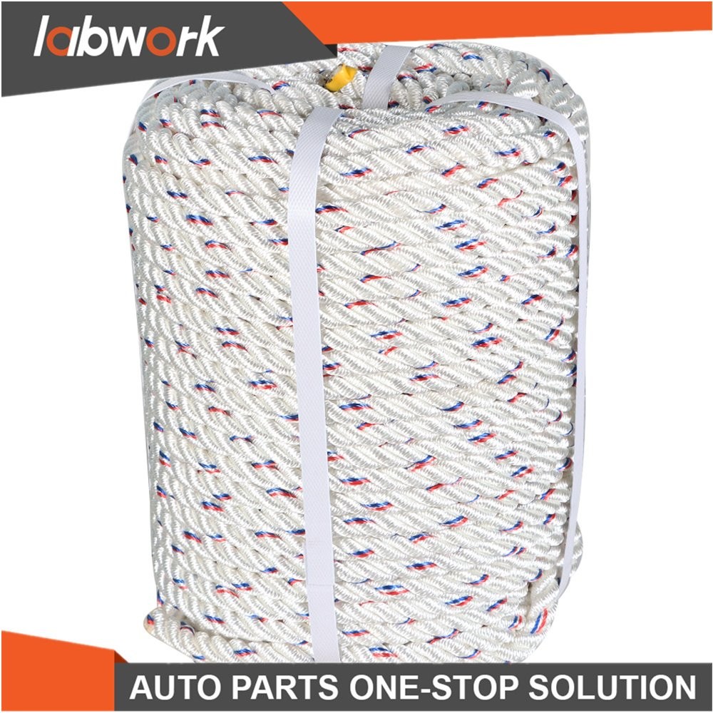 Labwork Double Braid Polyester Arborist Bull Rope Pulling Rigging Line 5/8"×150'