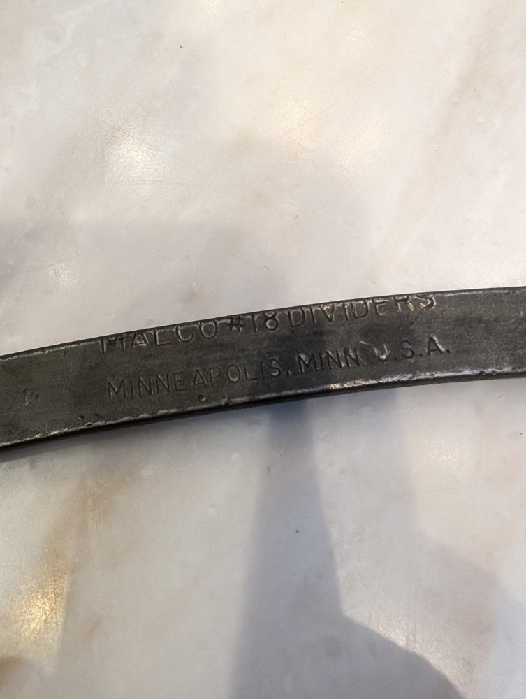 Vintage Malco #18 Radius Divider Minneapolis