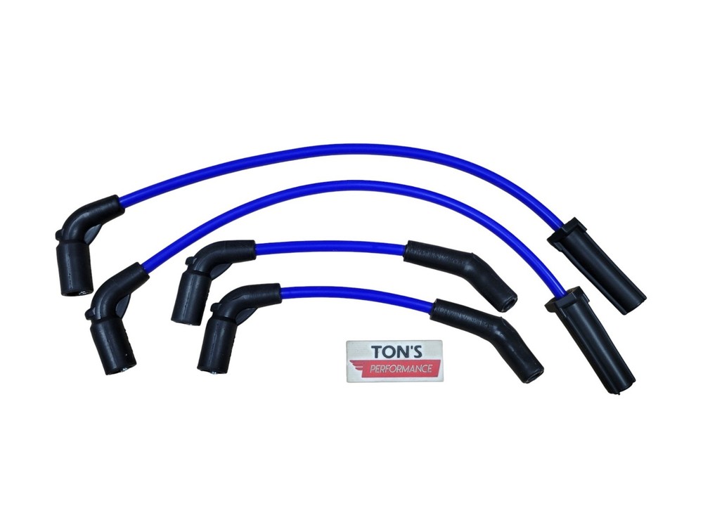 Ton's Spark plug wires 8mm Blue Silicone 2018+ Harley Davidson Softail FXFL FX