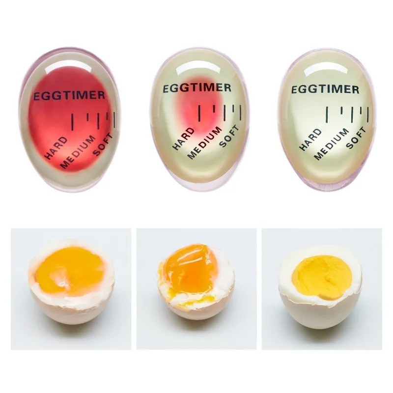 Egg Timer Kitchen Electronics Gadgets Soft & Hard Boiled Color Timer