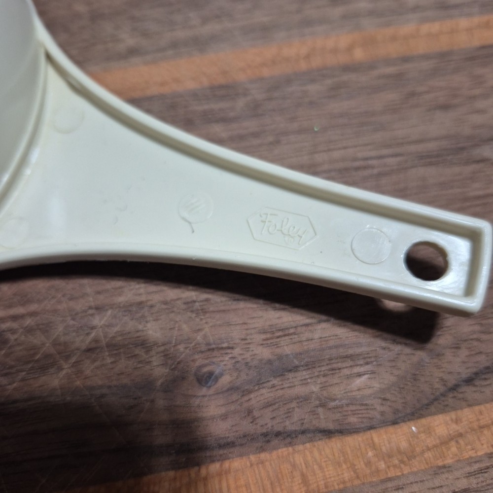 Vintage Foley Plastic Funnel Harvest Beige