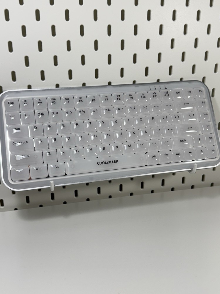COOLKILLER Balloon84 Compact Keyboard Illuminated Wired USB White QWERTY Layout