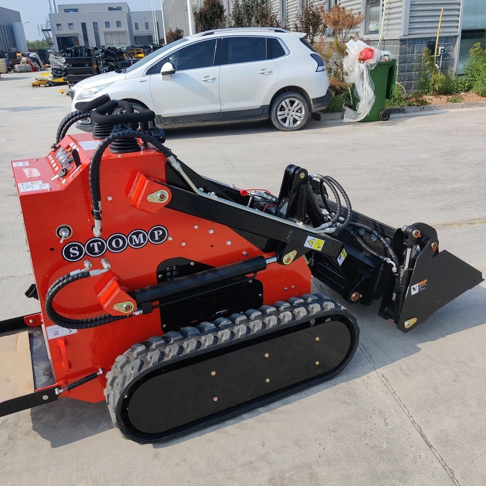 Mini Skid Steer Loader Attachments STOMP Skid Steer TYPHON 4 in One Bucket
