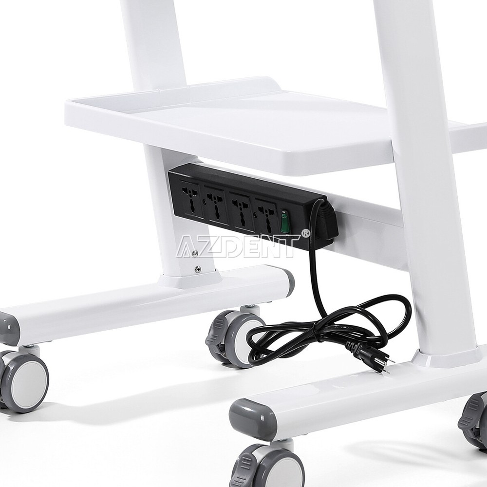 3Layer Dental Mobile Cabinet Trolley Built-in Socket/Trolley & Auto-water System