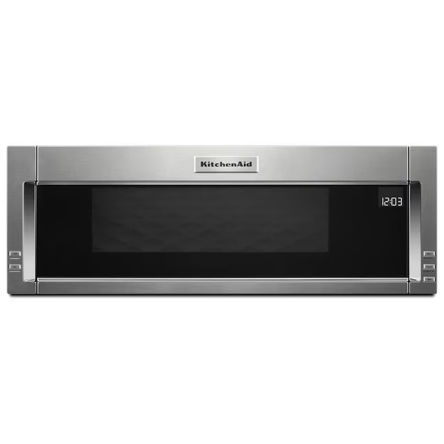 KitchenAid 1.1cu ft Low Profile Over the Range Microwave with Sensor Cooking