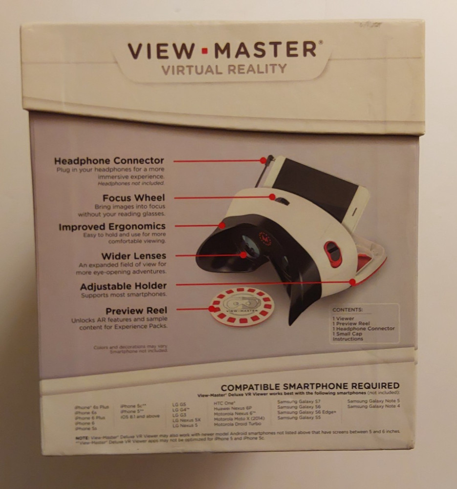 View Master Deluxe Virtual Reality VR Viewer Model DTH61 Start up kit