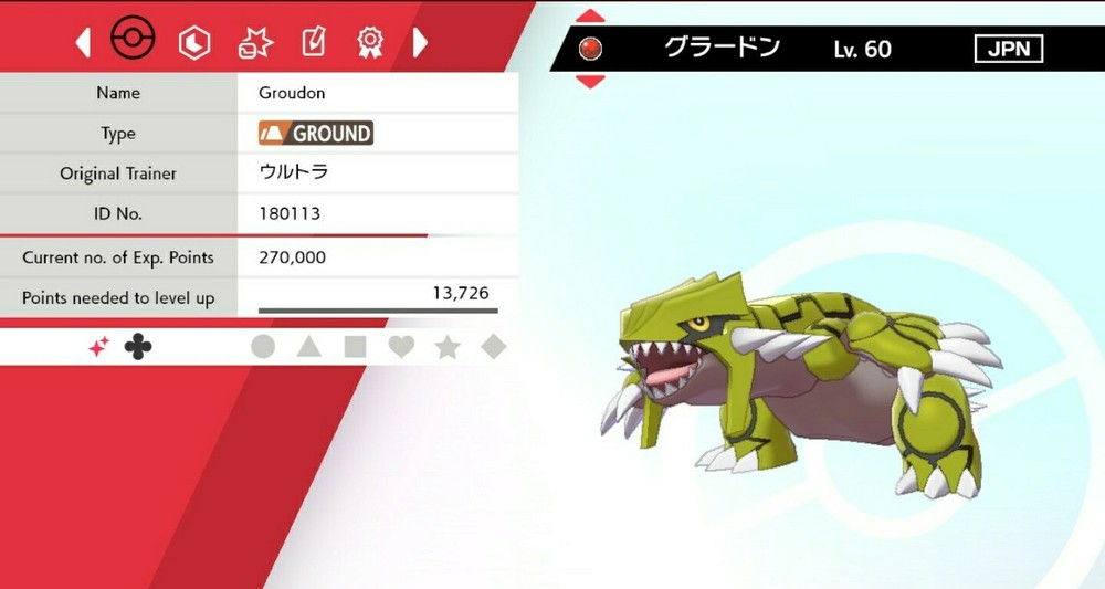 ✨Shiny✨ Event Groudon For Pokémon Sword & Shield