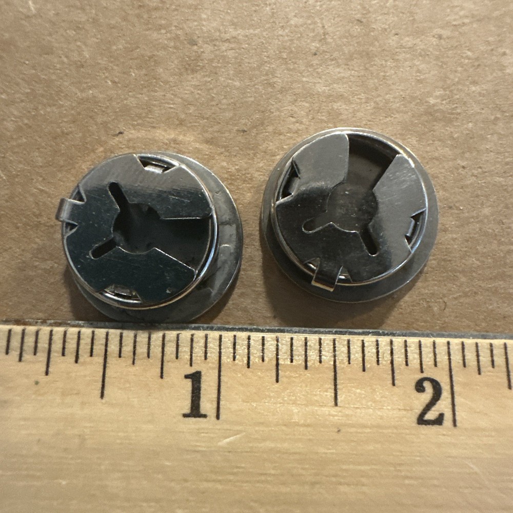 Pair Of Real Buffalo Nickel Button Clips