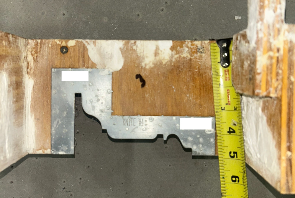Crown Molding Profile Blade with Jig