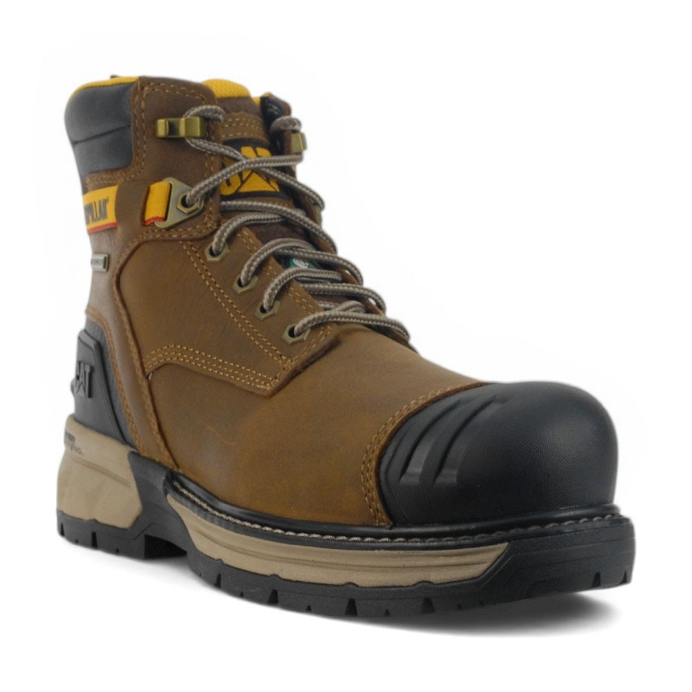 Caterpillar Men's Excavator Powerspring CSA Pyramid WP Composite Toe Work Boo...