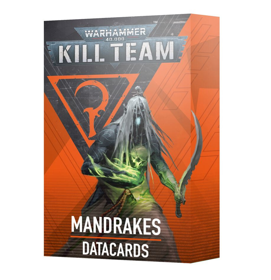 Kill Team Datacards: Mandrakes - Warhammer 40k - Brand New! 103-78