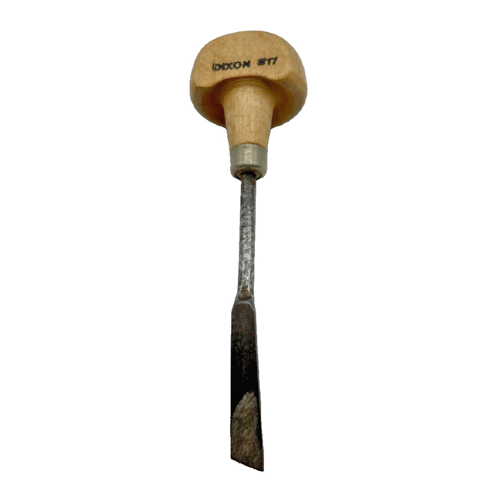 Vintage Dixon #17 Palm Tool Wood Carving Chisel
