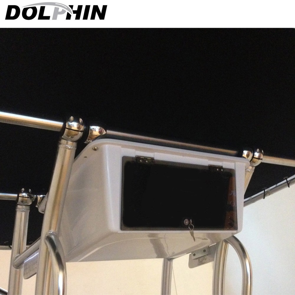 Dolphin Fishing Center Console Boat T Top Electronics Box