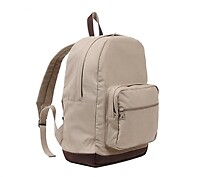 Rothco Khaki Vintage Canvas Teardrop Backpack - 9616