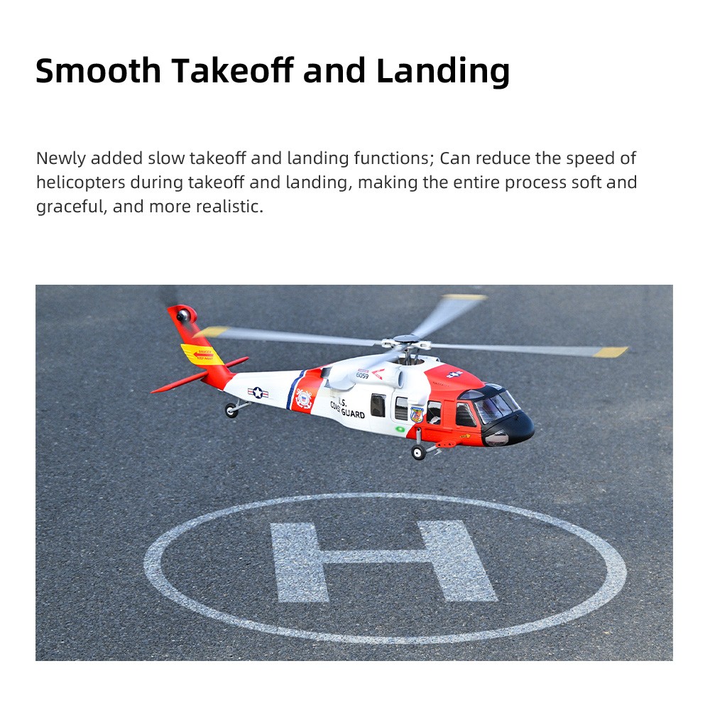 Flywing RTF MH-60T Jayhawk 4 Blades M10 GPS Helicopter With ACE Flight Control
