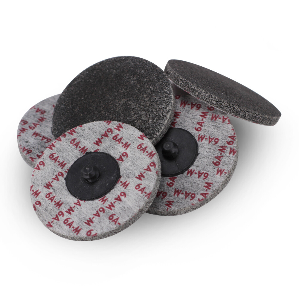 10 Pack - 3" Inch Unitized Quick Change Discs 6AM A/O Medium Deburr Type R Roloc