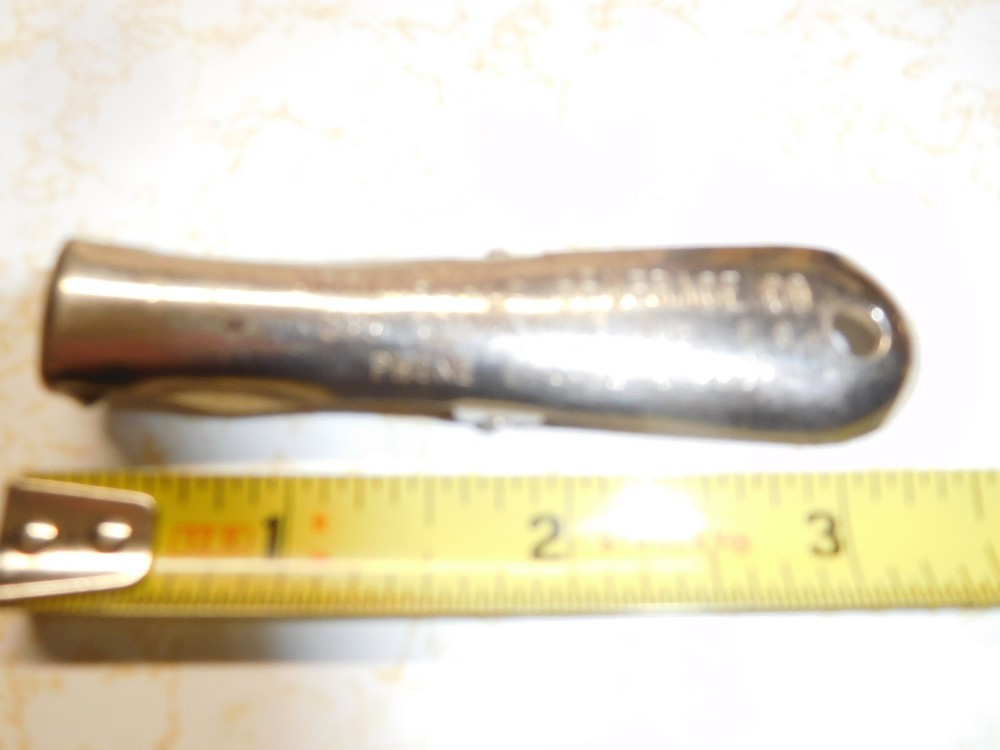 Vintage Sharonville, Ohio Springdale Beveridge Co. Folding Corkscrew
