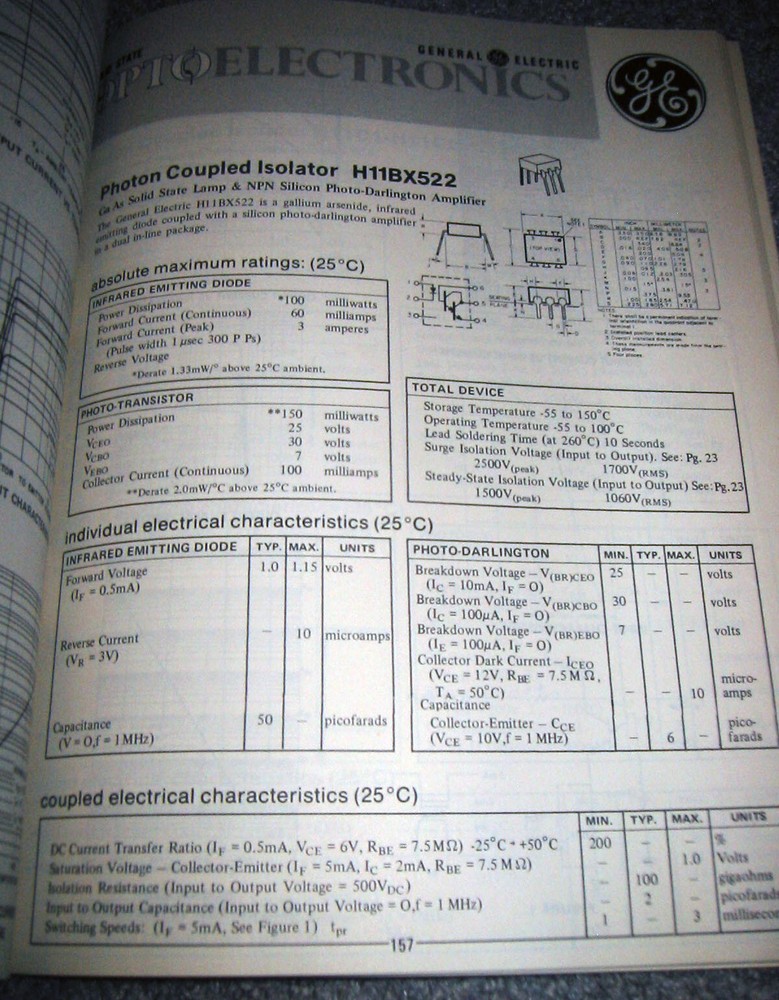 General Electric Optoelectronics Reference Manual - 1976