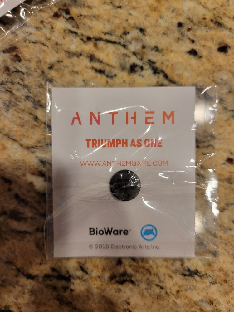 SDCC 2018 Bioware Anthem Game Green Interceptor Javelin Pin