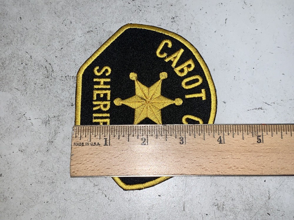 CUSTOM MADE Embroidered Cabot Cove Sheriff PatchIRON ON SEW ON