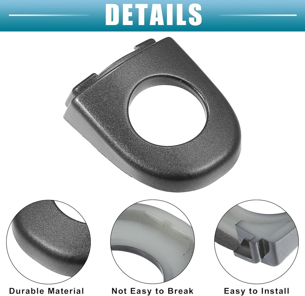 Front Left Exterior Door Handle Lock Cover Cap Replacement Fit for Jetta 2011-20