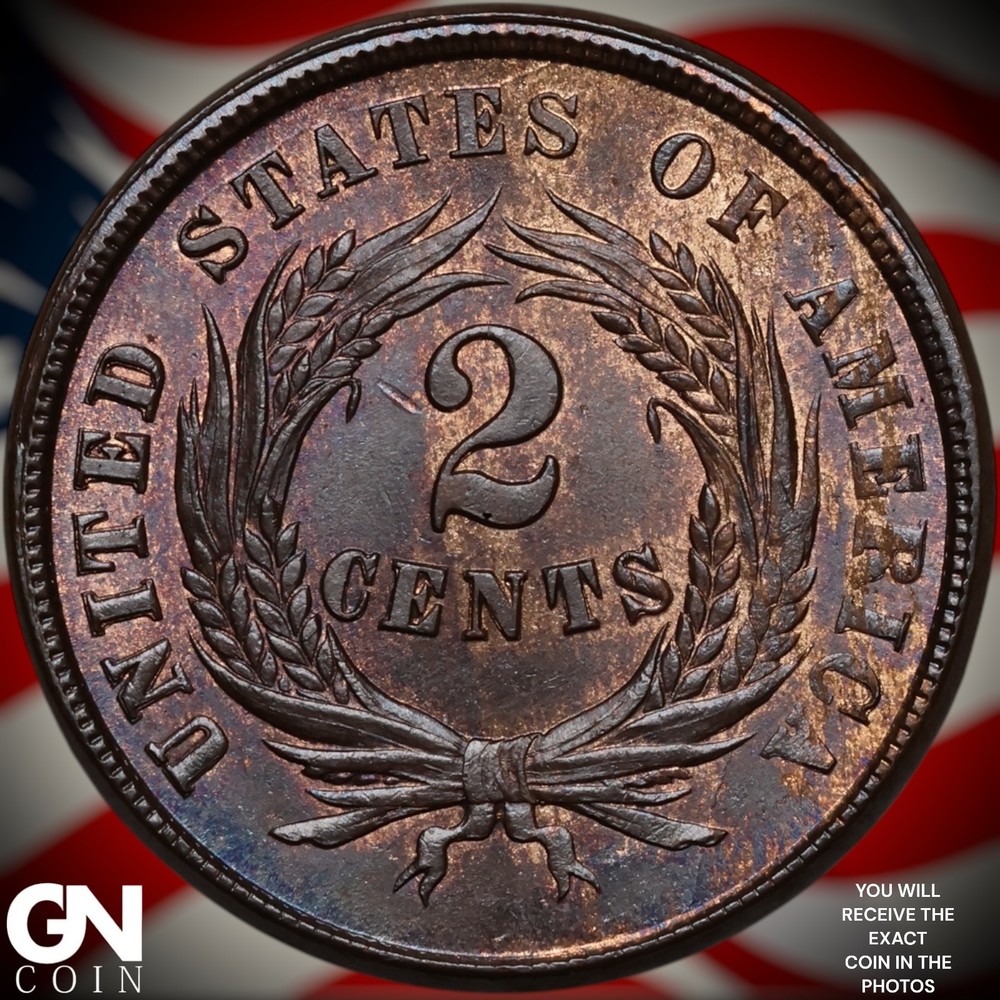 1864 2 Cent Piece A7181