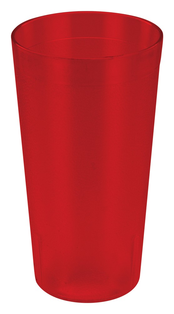 16oz Pebbled Tumblers, Red (6 Dozen)