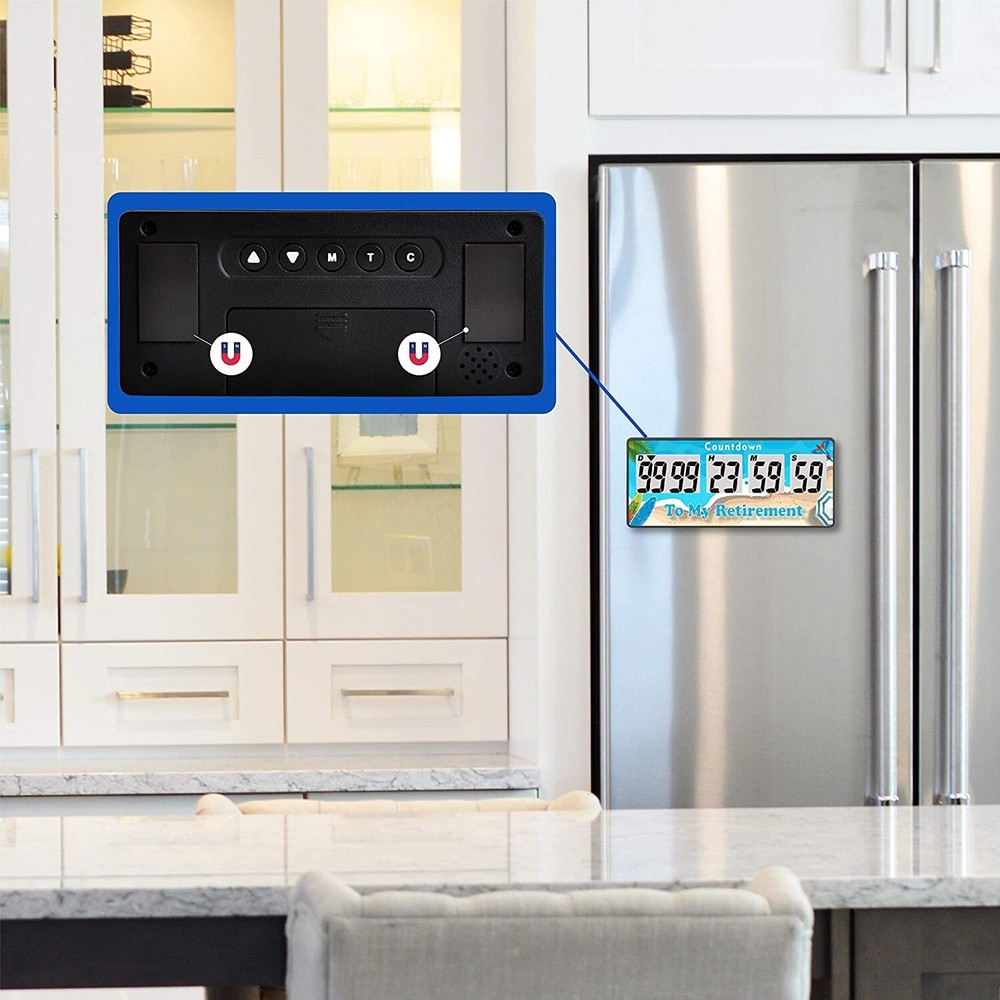 Digital 9999 Days Events Timer, Count-Down&Count-up Tracking,Backlight Display