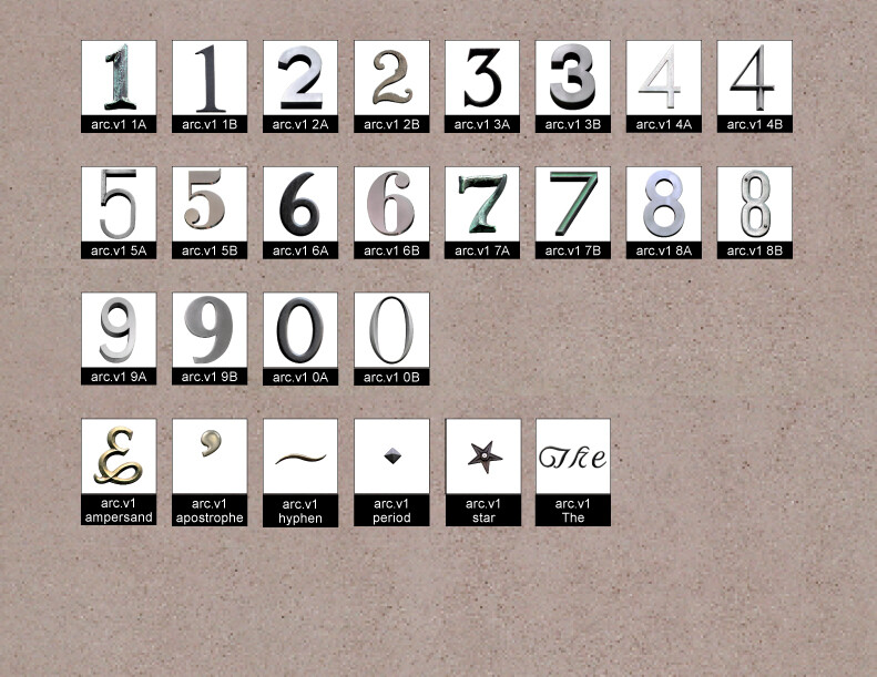 The Architectural, Neon, and Psycho Alphabets