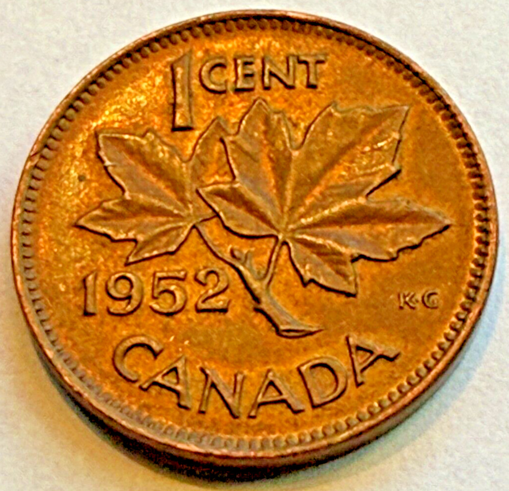 Canada 1952 Cent penny