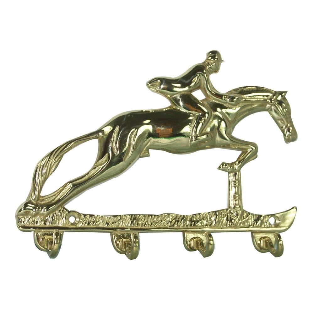 Solid Brass Jumper Key Ring Holder
