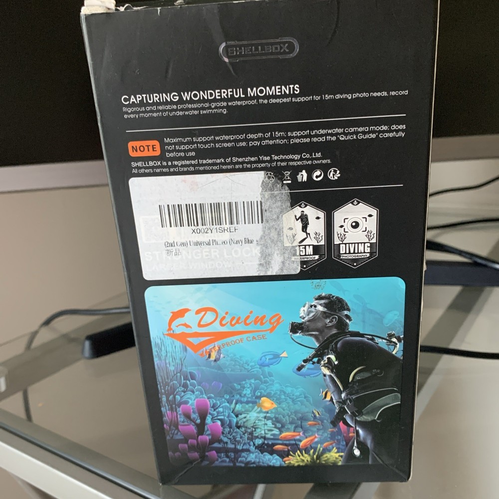 SHELLBOX DIVING WATERPROOF CASE (PROFESSIONAL 2ND GEN) IPHONE AND SAMSUNG