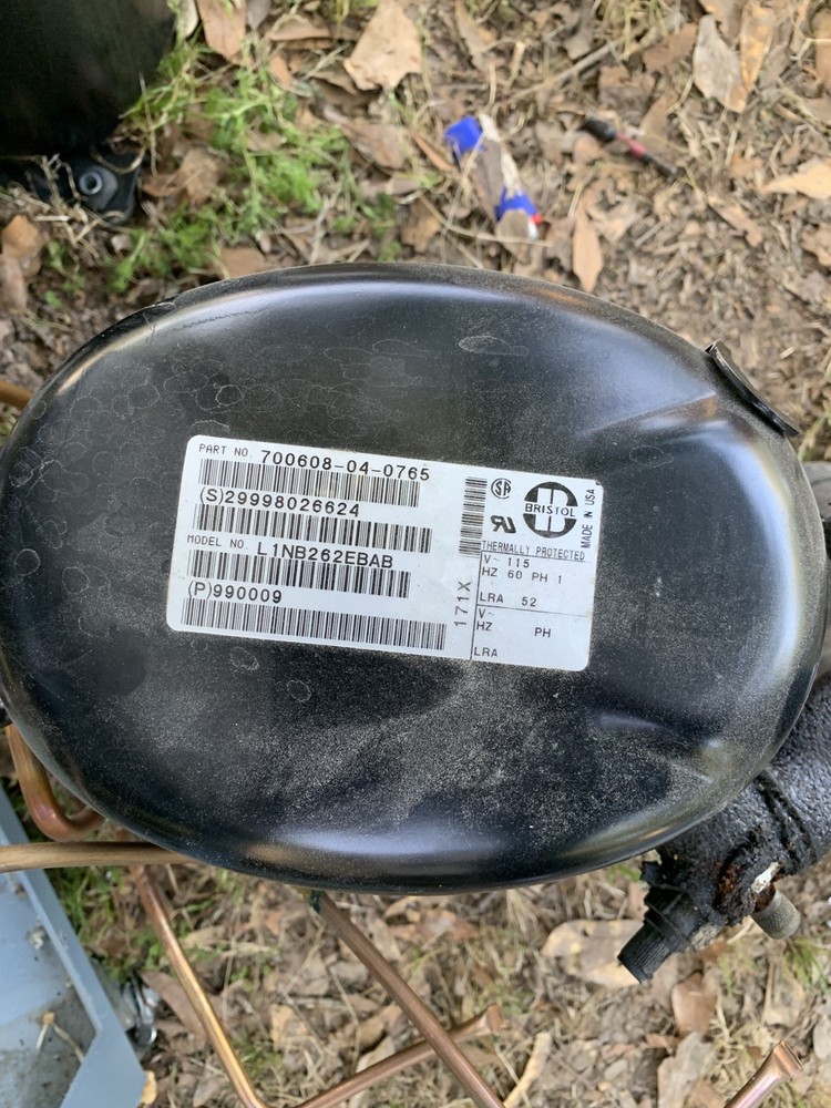 BRISTOL L1NB262EBAB THERMALLY PROTECTED COMPRESSOR