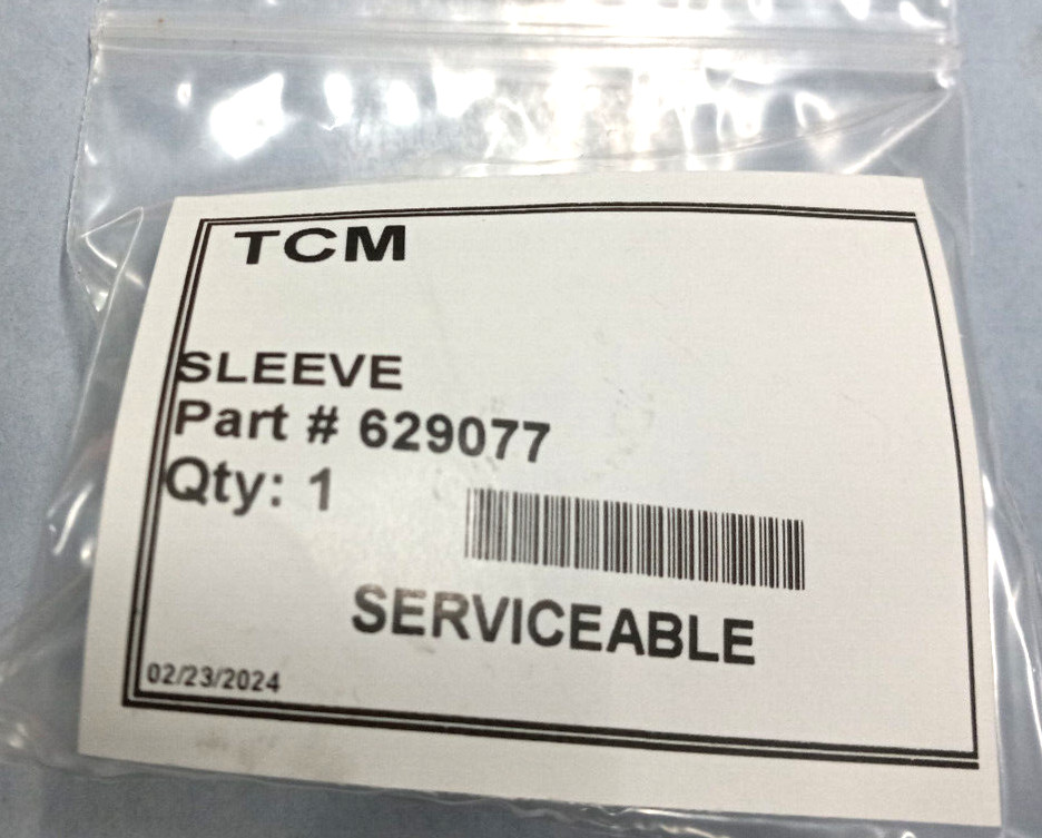 SERVICEABLE Continental Part # P/N 629077 SLEEVE