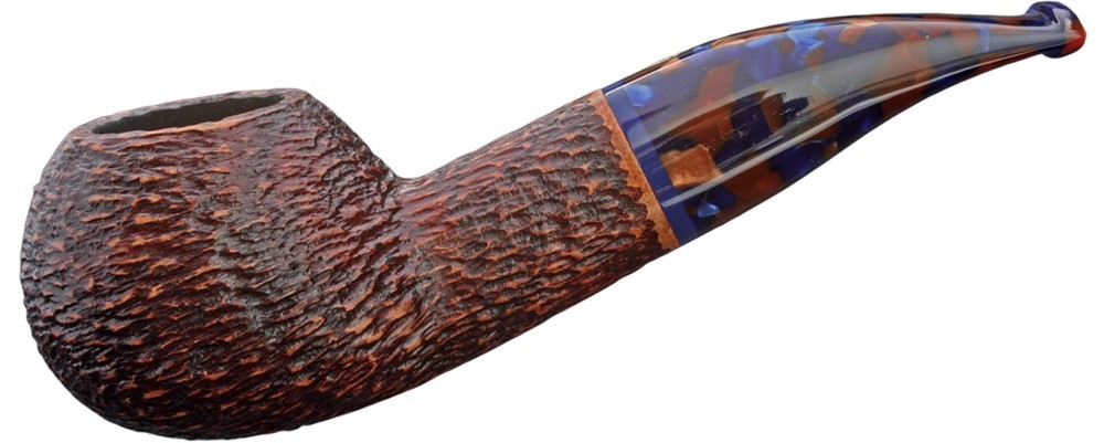 SAVINELLI "FANTASIA" RUSTIC 320 CHUBBY AUTHOR 9MM BRIAR PIPE *NEW* pfeife pipa