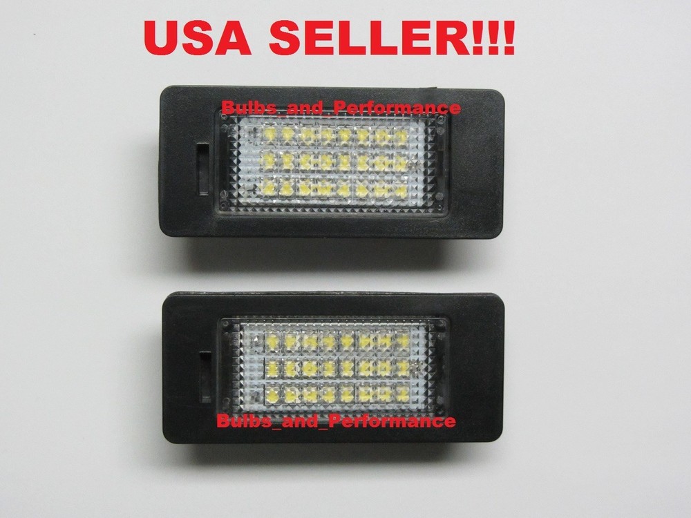 BMW 24 LED License Plate Lights Lamps for E39 E60 E70 E82 E90 E92 F10 Error Free