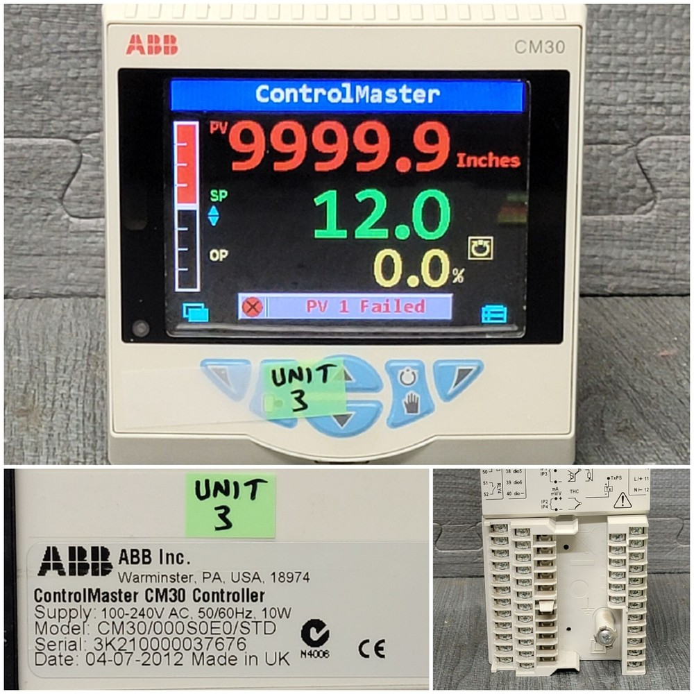 ABB CM30/000S0E0/STD ControlMaster CM30 Controller Great Working Condition