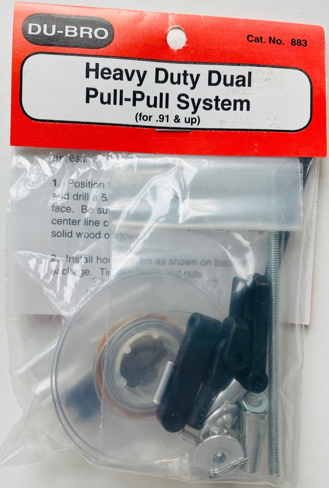Du-Bro Heavy Duty Dual Pull-Pull System (for .91 & up) #883