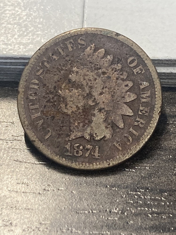 1874 Indian Head Cent - As Shown! (#0994)