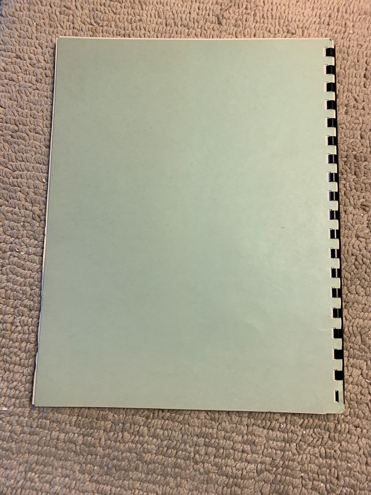 Original Fooswall Gremlin Arcade video game manual