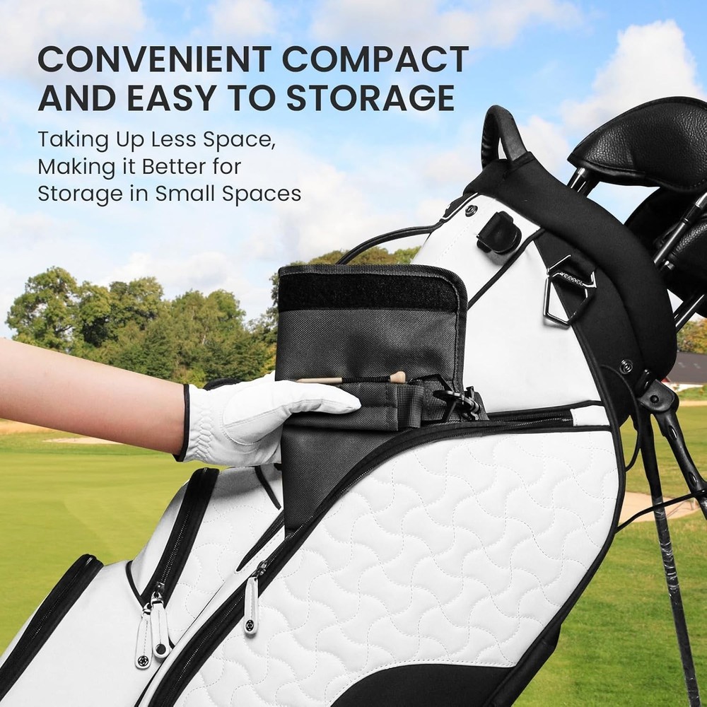 Ultra-Light Mini Golf Bag - Adjustable Strap, Perfect for Driving Range Use