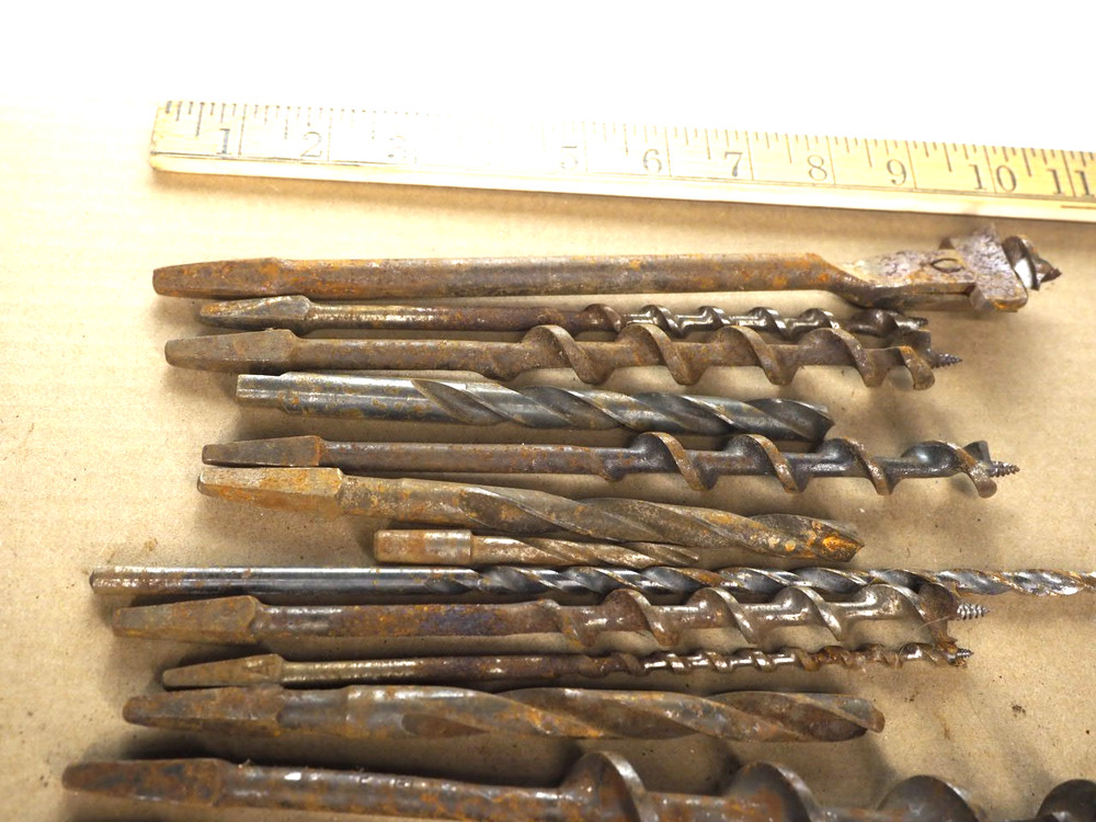 Auger bit hand brace drill bits