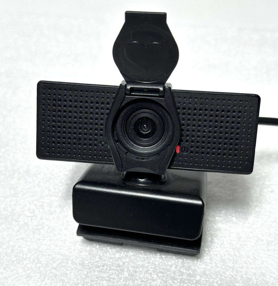 1080P Webcam with Microphone & Privacy Cover Full HD Web Camera for Comp- F/SHIP