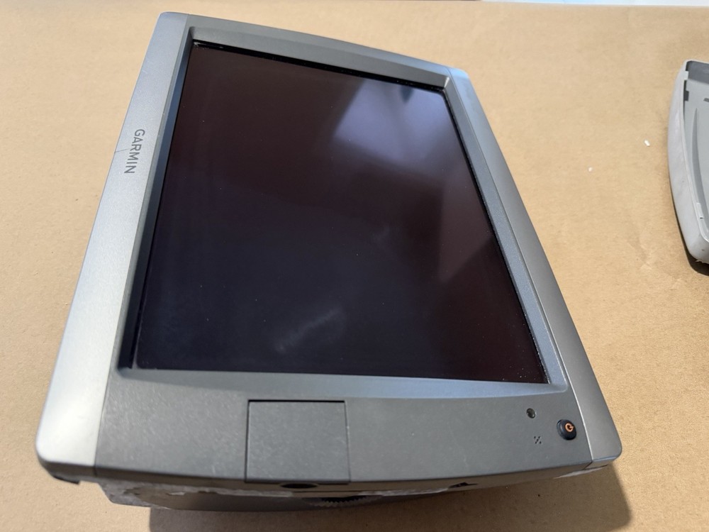 Garmin GPSMAP 5212 ChartPlotter Head Unit & Suncover READ! For Parts not working