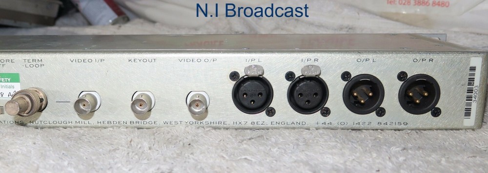 Calrec lip stick interface video audio unit